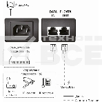 Инжектор PoE Origo OPE301GI 10/100/1000BASE-T 30Вт 100-240В(АС) (OPE301GI/30W/A1A ), фото 1