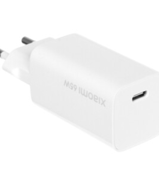 Блок питания (сетевой адаптер) для ноутбуков Xiaomi 65W USB Type-C OEM белый