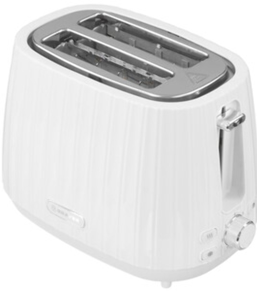 Тостер BRAYER BR2104WH белый, 930 Вт, 2 слота