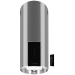 Вытяжка Kuppersberg MOTUBA 35 X, цилиндрическая, островная, 35 см, сенсорное управление, таймер, отвод/рециркуляция, 3 скорости, производительность 850 м3/ч, LED освещение, обратный клапан, уровень шума 68 дБ, угольный фильтр CF110 (опция), цвет нержавеющая сталь, фото4