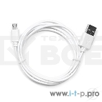 Кабель USB 2.0 Pro Cablexpert CC-mUSB2-AMBM-6W, AM/microBM 5P, 1.8м, экран, белый, пакет, фото2