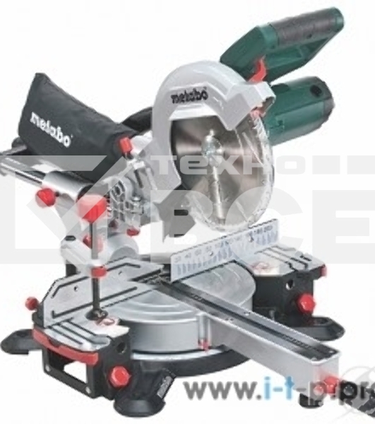 Пила торцовочная Metabo KGSV 216 M [619261000] { 1700вт,рег.об.лазер,подсв, вес 13,5 кг }