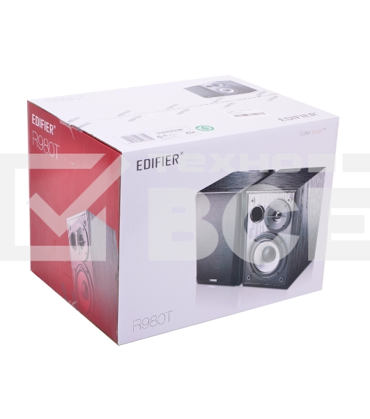 Колонки Edifier R980T темное дерево / черный {Активные, 2 x 12W RMS, 70-18000Гц, дерево}