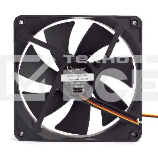 Вентилятор Gembird, 140x140x25, тихий, 3 pin/4pin Molex, провод 40 см