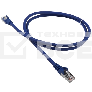 Патч-корд LANMASTER LSZH FTP кат.5e, 5.0 м, синий