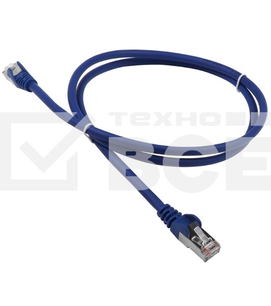 Патч-корд LANMASTER LSZH FTP кат.5e, 5.0 м, синий