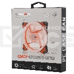Вентилятор для корпуса Crown CMCF-12025S-1233 черный/оранжевый, 120 мм, 1650 об/мин, 23 дБ, 3 pin, фото14