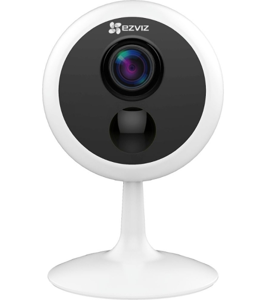 Видеокамера IP Ezviz C1C PIR 2Мп внутренняя Wi-Fi камера c ИК-подсветкой до 6м и датчиком движения (угол-110, до 5м) 1/2.9'' CMOS матрица; объектив 2.8мм; угол обзора 130°(диагональный);20 к/сек при 1920х1080; ИК