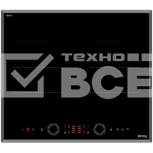 Индукционная варочная панель Korting HIB 68700 B Quadro