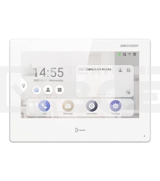 Видеодомофон Hikvision DS-KH9310-WTE1(B) белый