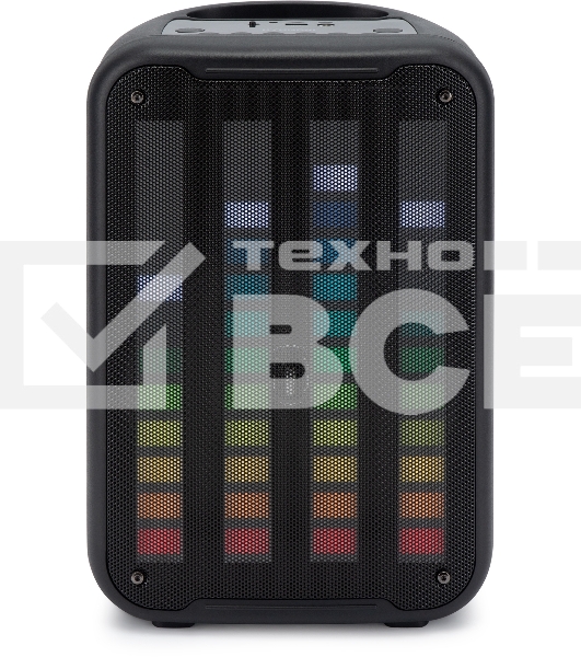 Минисистема Hyundai H-MC1204 черный 10Вт FM USB BT micro SD