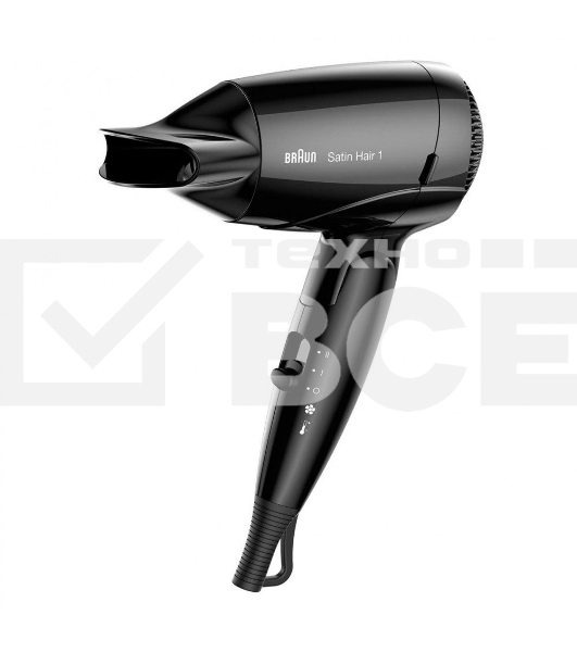Фен Braun BRHD130E 1200Вт черный