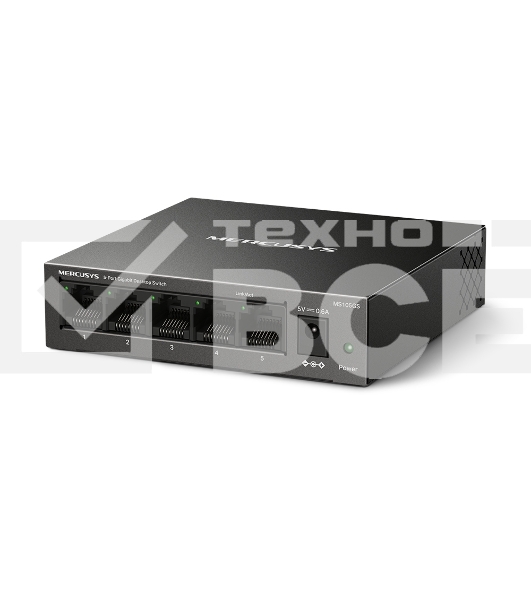 Настольный коммутатор Mercusys MS105GS с 5 гигабитными портам