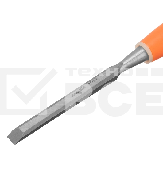 Стамеска Sparta 10 мм, плоская, пластиковая рукоятка