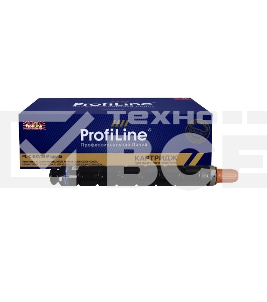 Картридж PL-C-EXV34 для принтеров Canon imageRUNNER Advance C2020/C2020i/C2020L/C2025/C2025i/C2030i/C2030L/C2220i/C2220L/C2225/C2225i/C2230/C2230i Magenta 19000 копий ProfiLine