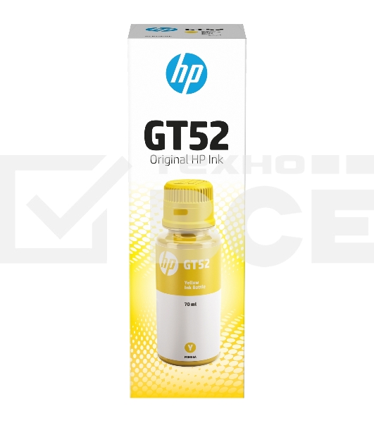 Картридж струйный HP GT52 M0H56AE желтый, 8000 стр. (70 мл.), для HP DJ GT 5810/5820