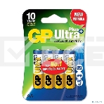 Алкалиновые батарейки c технологией G-tech GP Ultra Plus Alkaline 15А AА - 4 шт. на блистере, фото 1