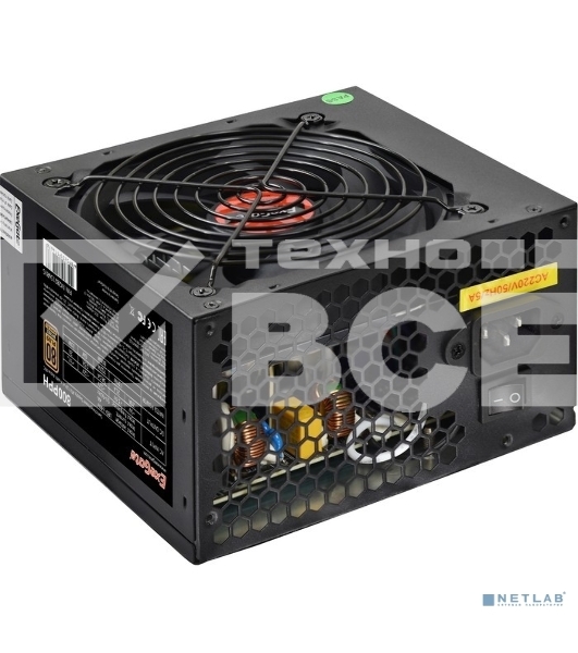 Блок питания ExeGate 800PPH-OEM (EX282156RUS-OEM), 800Вт, 80 PLUS Bronze, 120мм, черный
