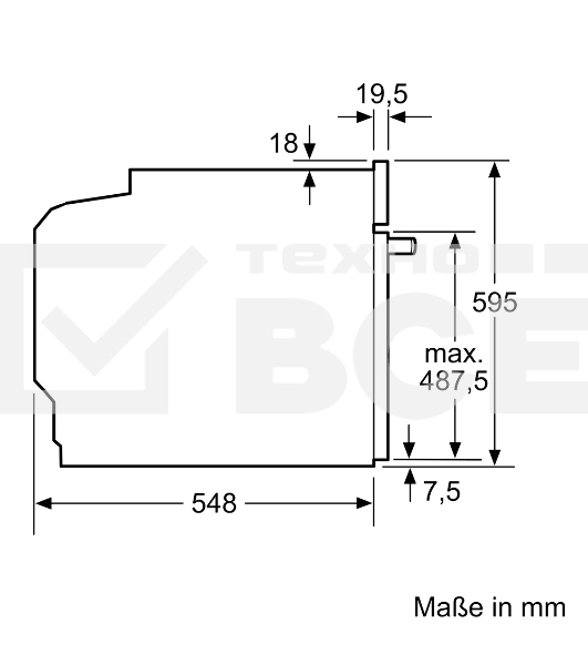 Духовой шкаф электрический Bosch HBG7341B1 черный