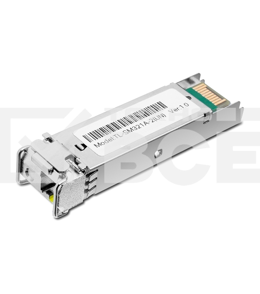 Модуль SFP TP-Link 1000Base-BX WDM Bi-Directional SFP module, TX: 1550 nm and RX: 1310 nm, 1 LC Simplex port, up to 2 km transmission distance in 9/125 μm SMF (Single-Mode Fiber), Supports Digital Diagnostic Monitoring (DDM).