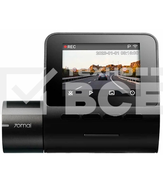 Видеорегистратор 70Mai Dash Cam A200 Set черный 1080x1920 1080p 130гр. Novatek NT98565