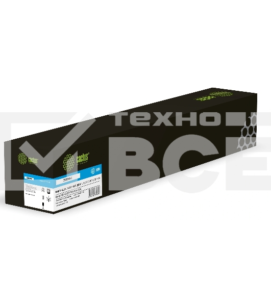 Картридж лазерный Cactus CS-EXV64C голубой (25500стр.) для Canon IR DX C3926i/3930i/3935i/3922i с чипом