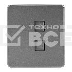 Розетка Kranz ROUND компьютерная двойная RJ45+RJ45 кат6 с/у титан, фото4