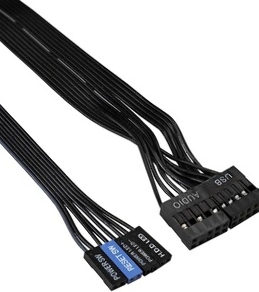 Компьютерный корпус Minitower ExeGate EX286424RUS BA-309-350W-8 (mATX, БП AA350 с вент. 8см, 2хUSB, HD аудио, черный)