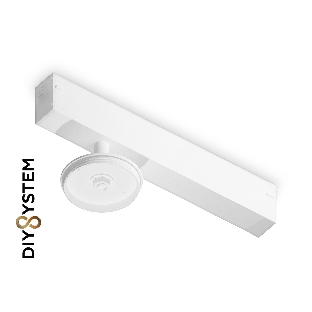 A2547 WH белый крепеж трековый для корпуса DIY D70mm 232*70*80
