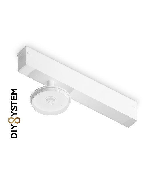 A2547 WH белый крепеж трековый для корпуса DIY D70mm 232*70*80