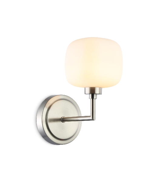 Настенный светильник Ambrella light LH53007 SN/FR сатин никель/белый матовый G9 max 40W 195*120*230