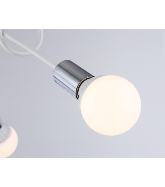 Светильник Ambrella light TR80414/3 WH/CH белый/хром E27/3 max 60W D670*370