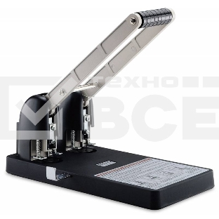 Дырокол Kw-Trio Heavy Duty 952 макс.:150лист. металл/пластик черный отв.:2 с линейкой