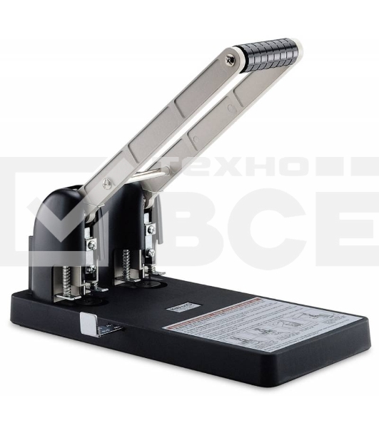 Дырокол Kw-Trio Heavy Duty 952 макс.:150лист. металл/пластик черный отв.:2 с линейкой
