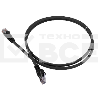 Патч-корд Lanmaster LSZH UTP кат.6, 5.0 м, черный