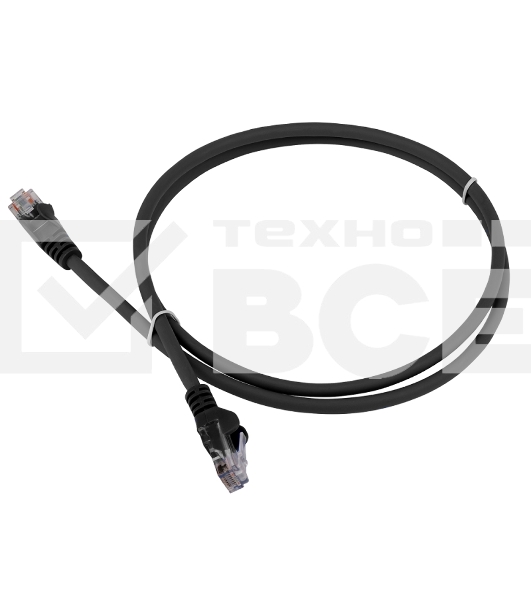 Патч-корд Lanmaster LSZH UTP кат.6, 5.0 м, черный