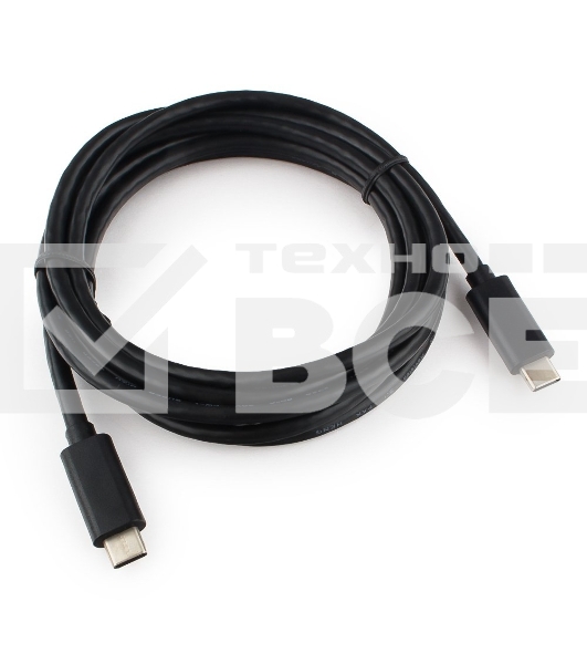 Кабель USB Cablexpert CCP-USB3.1-CMCM-2M, USB3.1 Type-C/USB3.1 Type-C, 2м, пакет