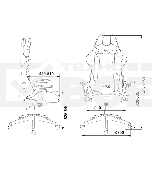 Кресло игровое Бюрократ VIKING 5 AERO LGREEN черный/салатовый искусственная кожа