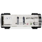 Переключатель консоли электронный, 2 порта PS/1 2 Port USB2.0 KVMP Switch with OSD, фото2