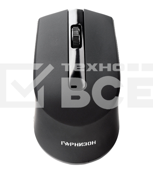 Мышь беспроводная Гарнизон GMW-470 черный, 1000 dpi, радиоканал, USB, кнопки - 3