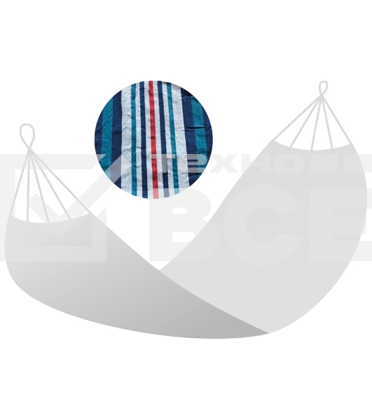 Ecos Гамак полотняный Ham-12 с сумкой для хранения и переноски, р-р 230х145 см