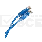 Патчкорд литой 'Aopen' UTP кат.5е 20м синий , фото2