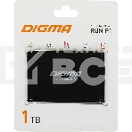 Накопитель SSD Digma Run P1, 1Tb, SATA III, 2.5