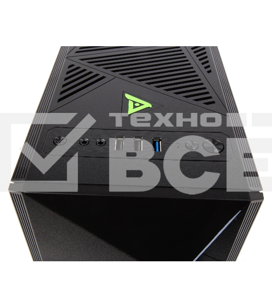 Компьютерный корпус Hiper A68 черный без БП ATX 1x92mm 2xUSB2.0 1xUSB3.0 audio bott PSU