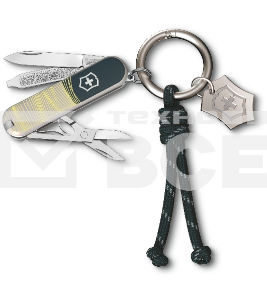Нож перочинный Victorinox Classic SD New York Style (0.6223.E223) 58мм 7 функций зеленый подар.коробка