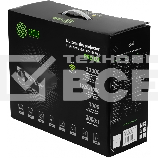 Проектор Cactus CS-PRO.02B.WUXGA-W LCD 3000Lm (1920x1080) 2000:1 ресурс лампы:30000часов 2xUSB typeA 1xHDMI 4.2кг