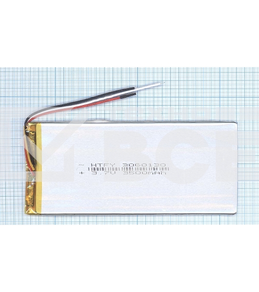 Аккумулятор Li-Pol (батарея) 3*60*130мм 3pin 3.7V/3500mAh