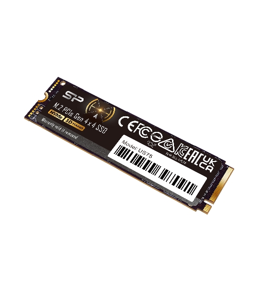 Накопитель SSD Silicon Power US75 SP02KGBP44US7505, 2Tb, PCIe 4.0 x4, M.2 2280, NVMe, R/W 7000/6500