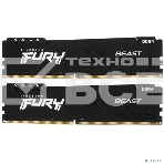 Оперативная память Kingston Fury Beast, DDR4, 16GB (2x8GB), 3200MHz, CL16, с радиатором, чёрный, фото12