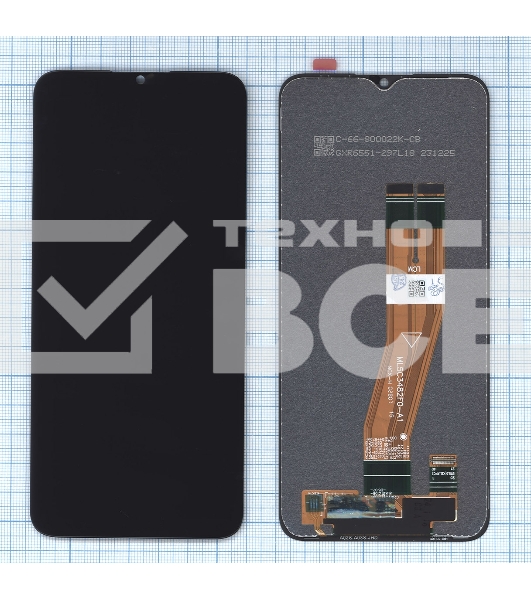 Дисплей для Samsung Galaxy A03 SM-A035F, черный